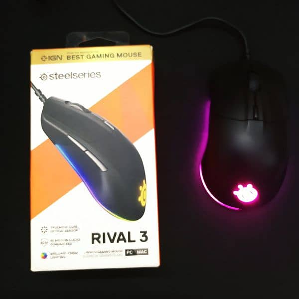 Steelseries rival 3 gaming mouse 0