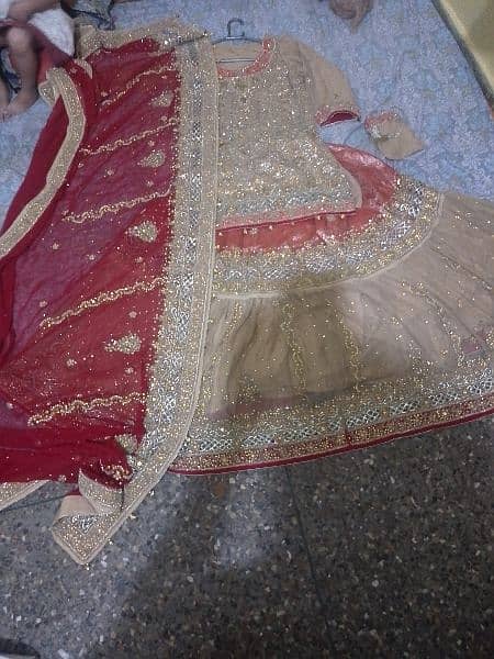 Wedding lehnga with jewelry 1