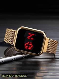 LED Digital Display Watch With Magnetic Strap