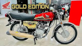 Honda CG - 125 SELF START MODEL 2024 Gold Edition 03174204945