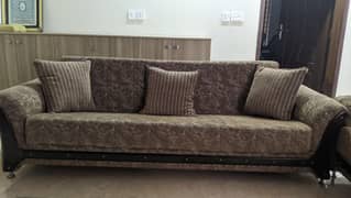 SOFA CUM BED CONDITION 9/10 NEW POSHISH 0