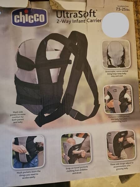 Baby Carrier (Brand: Chicco) 7.5 lbs to 25 lbs 2