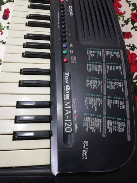 Casio tone bank keyboard MA-120 with Pulse Code Modulation 5