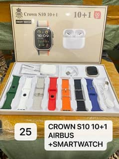 Smartwatch with 7 strap Brand NEW