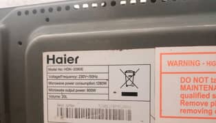 Haier microwave oven in working condition 0