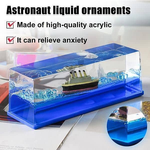 Creative Cruise ship Fluid bottle decoration 2