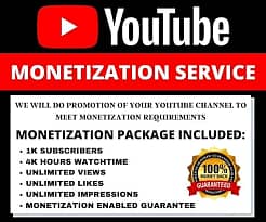 YouTube Channel Monetization 1K Subscribers and 4K Watch time 6