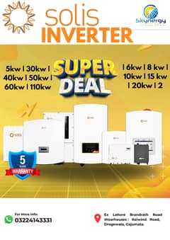 solis solar inverter hybrid & ongrid model ip66 5kw 6kw 10kw 110kw