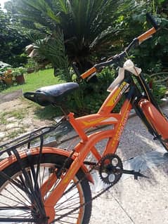 19/18 inch bicycle orange colour