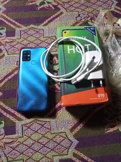 infinix hot 10 4/64 complete box 0