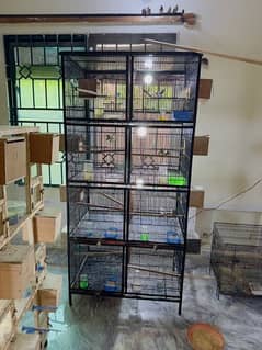 Iron cage for sale 8 portion with box