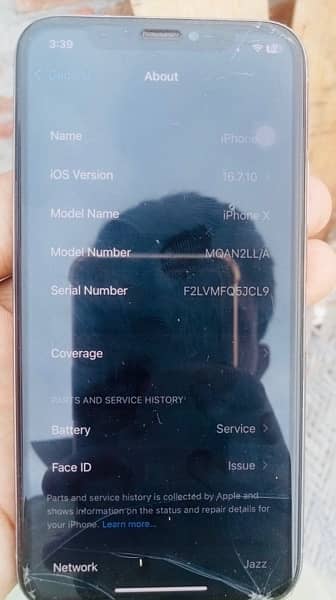 iPhone X official PTA approved with good condition 3