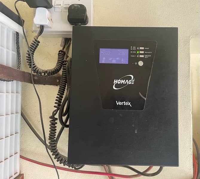 Homage Vertex Inverter/Ups  1 KW 0