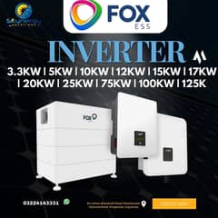 FOX Ongrid And Hybrid Inverters Ready Stock 12kw | 15kw | 17kw | 20kw