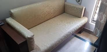 High-Quality Chinioti Wood 3-Seater Sofa - Excellent Condition