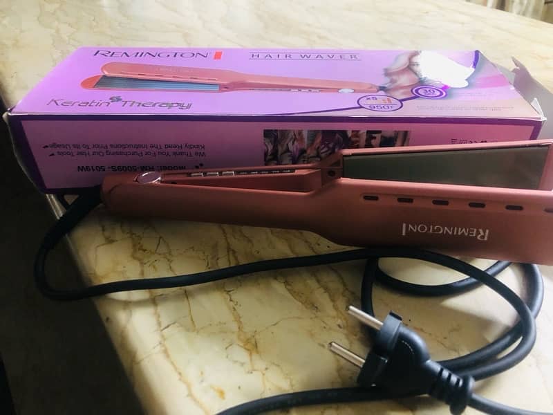 Remington Straightener box pack New 4