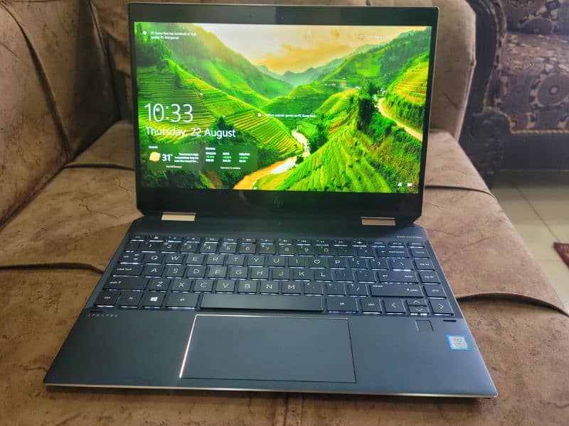 HP SPECTRE I7 8TH GEN 4K TOUCHSCREEN X360 0