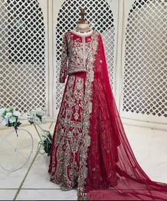 Bridal Lehenga Red Color 0