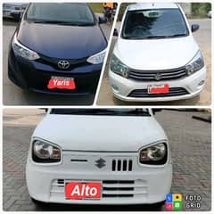 Rent a Car without Driver Lhr/ Yaris/ Altis/City/Cultus/ Alto/