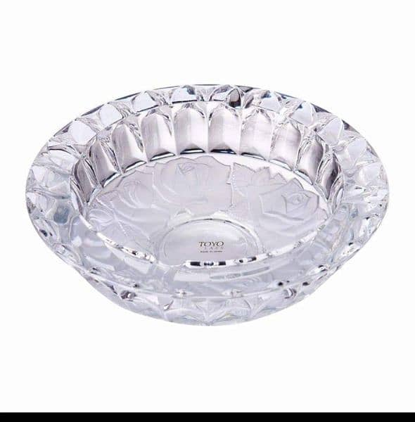 crystal ashtray 0