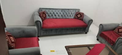 Sofa Set 7Seater BrandNewCondition JUST 4month Little Used 03427788360