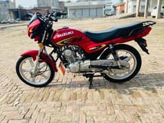 Suzuki 110s 2022 model red coler total 17500 se Kam chali ha 0