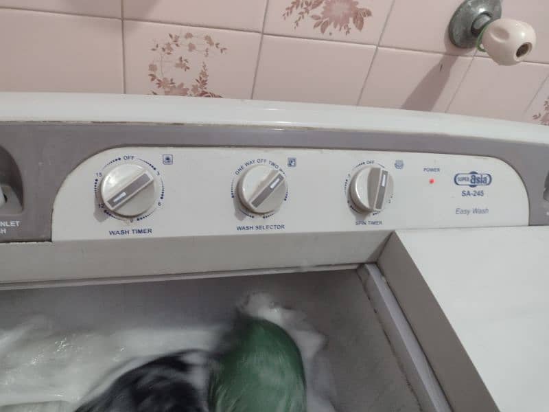 Super Asia Washing machine with dryer 1