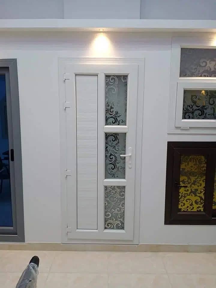 solid doors/bathroom doors/PVC window/PVC Door/office doors in karach 1