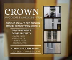 PVC Doors/solid Doors/PVC windows/Upvc doors/office doors