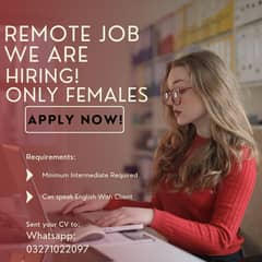 Online Remote Job for Females