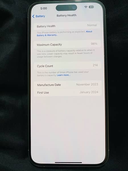 Iphone 15 Pro Max 256gb Titanium | Non PTA 6