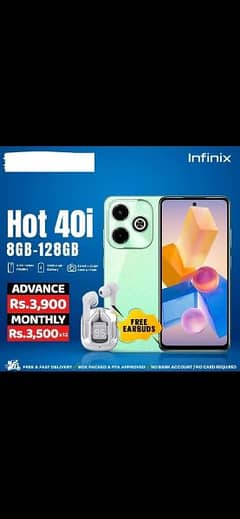 infinix hot 40i 8/128 mobile installment par hasil Karen