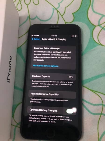 Apple iPhone 8+ 64GB PTA Approved B/H 78% 4