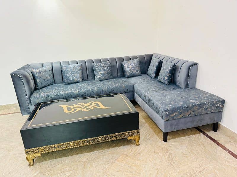 L shape sofa 0