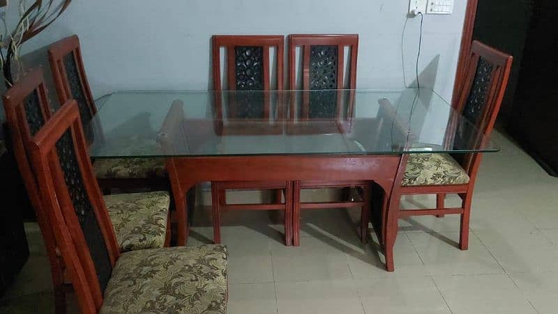 Dining Table with Six Chairs 5