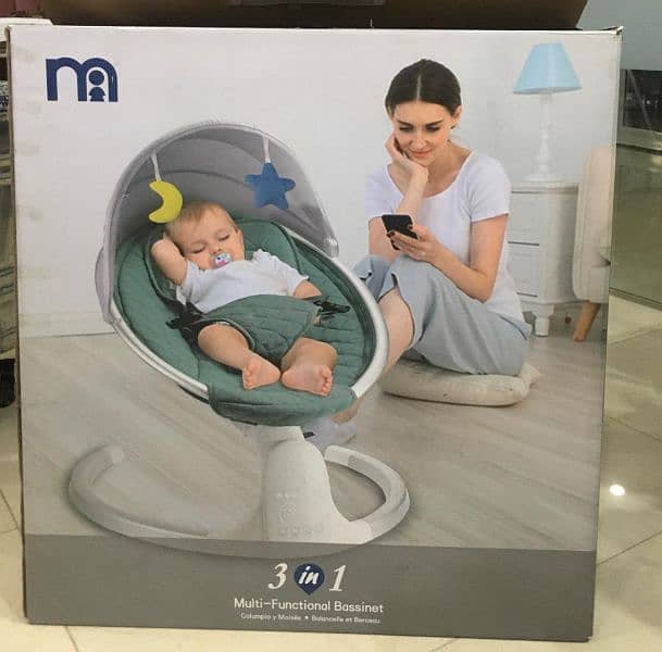 3 in 1 multi functional bassinet Mothercare Baby Auto Electric Swing 0