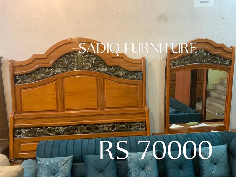 Wooden Bed Set/King Size Furniture/Solid Wood/Bed Sets/Wood Design 18