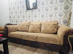 7 Seater Sofa with free 3 square tables