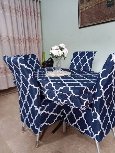 Dining table with beautiful cover set 1