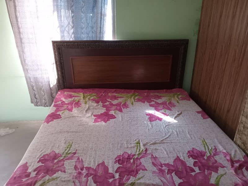 wooden bed urgent sale 1