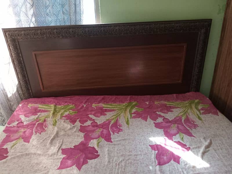 wooden bed urgent sale 2