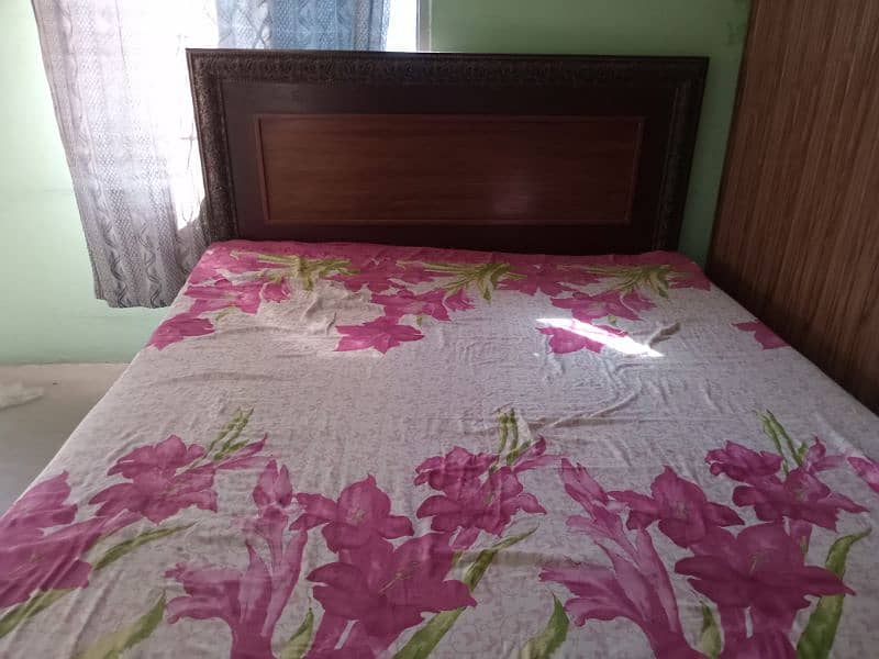 wooden bed urgent sale 3