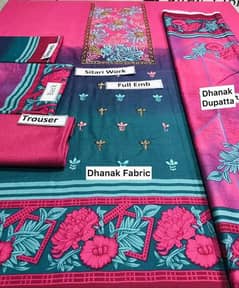 •  Fabric: Dhanak
 SARHI