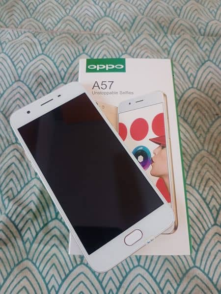 oppo A57 (4/64) ram with box and charger Lush condition 1