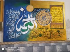 hand made calligraphy art big size painting