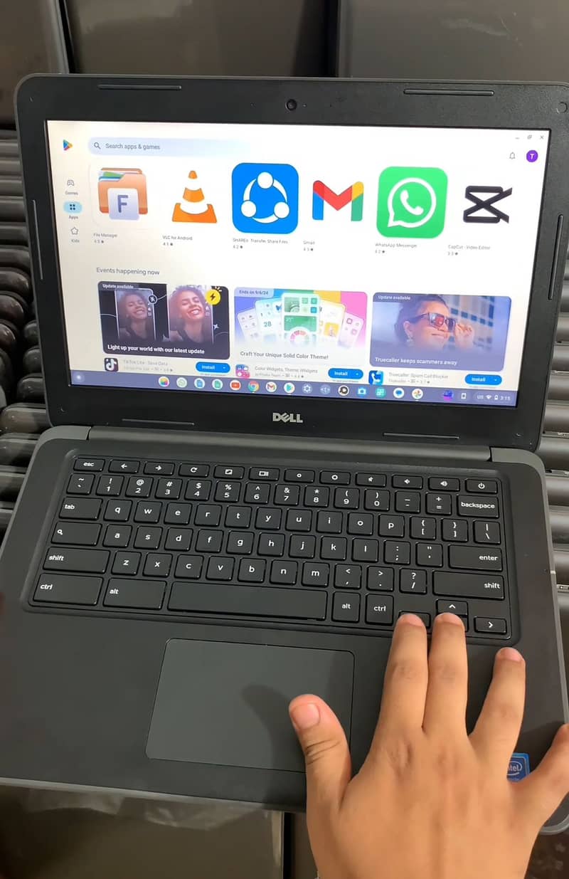 Dell | Chromebook 3380 | Playstore Supported | Chromebook in 12000/- 2