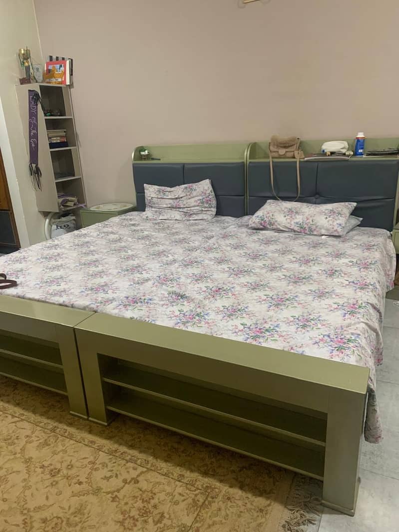 Bed Set with Side Tables for Sale 4