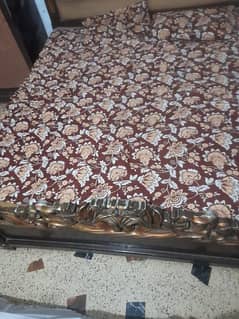 pure chiniot wooden bed set