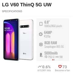 Lg v60 think 5G