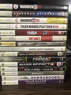 Xbox 360 original cds ( NTSC games )